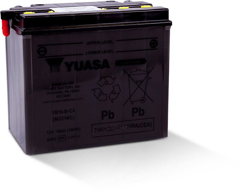 Yuasa Battery Yuasa YB16-B-CX Yumicron CX 12 Volt Battery YUAM2216C YUAM2216C User 1