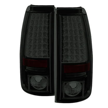 Spyder Chevy Silverado 1500 03-06 (Not Fit Stepside)LED Tail Lights Blk Smke ALT-YD-CS03-LED-BSM 5078025 5078025 Photo - Primary