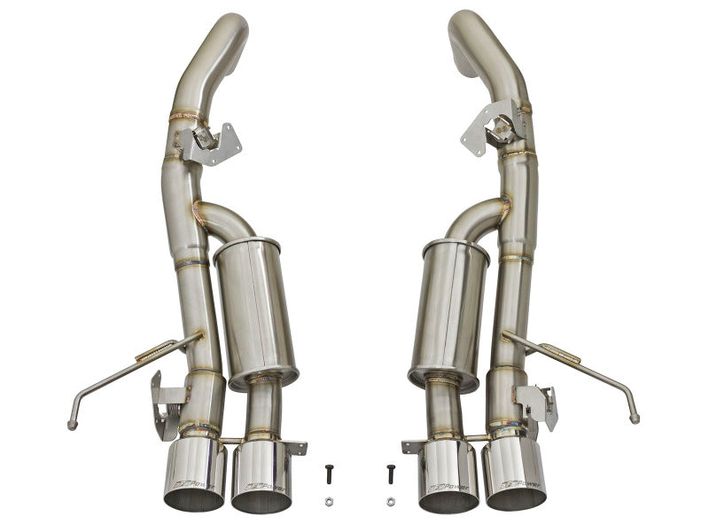 aFe MACHForce XP 3in-2 1/2in Axle Back 304SS Exhaust w/ Polished Tips 14-17 Chevy Corvette V8-6.2L 49-34056-P 49-34056-P Photo - Unmounted