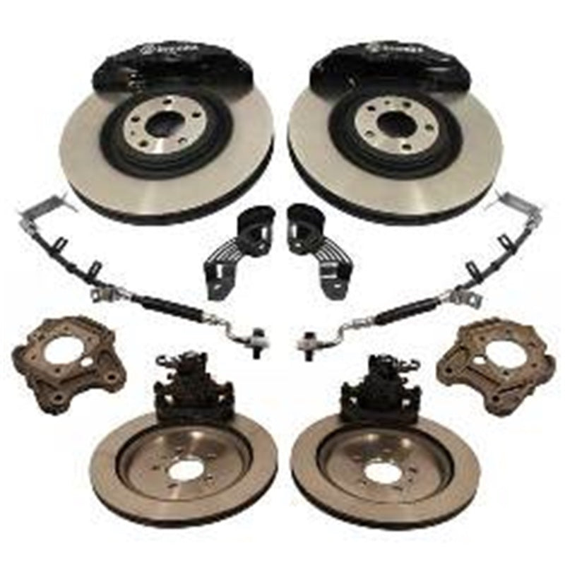 Ford Performance Parts Ford Racing 2005-2014 Mustang Six Piston 15-inch Brake Upgrade Kit M-2300-T Photo - Primary