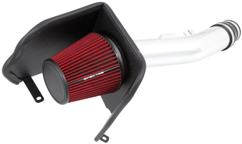 Spectre 10-18 Toyota FJ 10-15 4Runner V6-4.0L F/I Air Intake Kit - Polished w/Red Filter 9002 9002 Photo - Primary