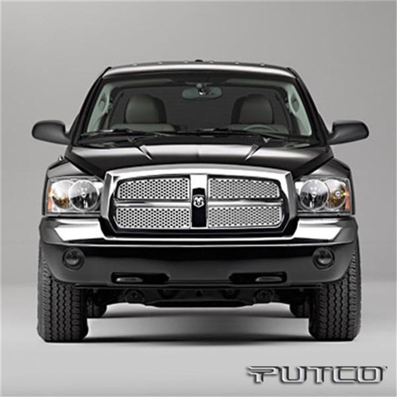 Putco 05-07 Dodge Dakota Punch Stainless Steel Grilles 84144 84144 Photo - Primary
