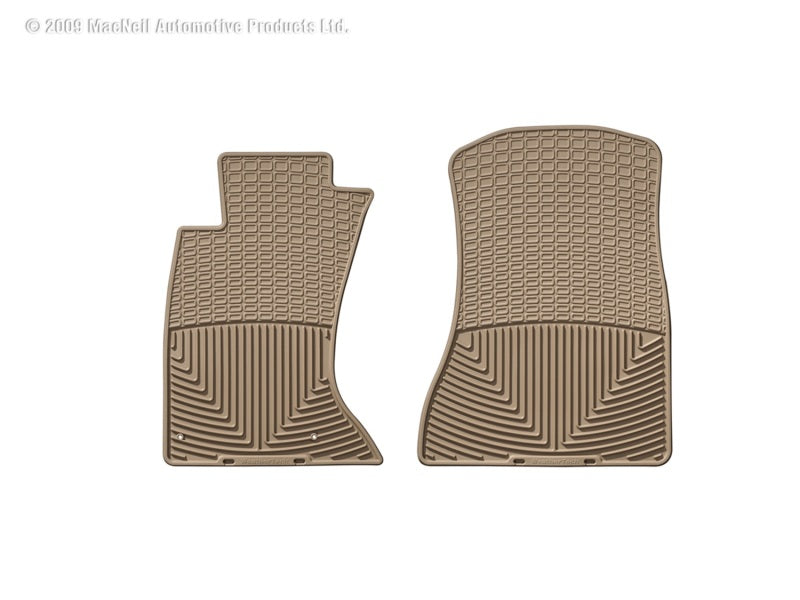 WeatherTech 06-13 Lexus IS 250 Front Rubber Mats - Tan W78TN W78TN Photo - Primary