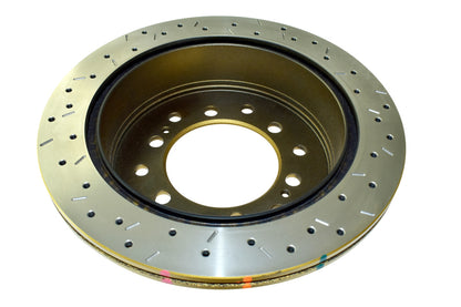 DBA 10+ Toyota 4Runner/FJ Cruiser Rear Drilled and Slotted 4000 Series Rotor 42737XS 42737XS Photo - out of package