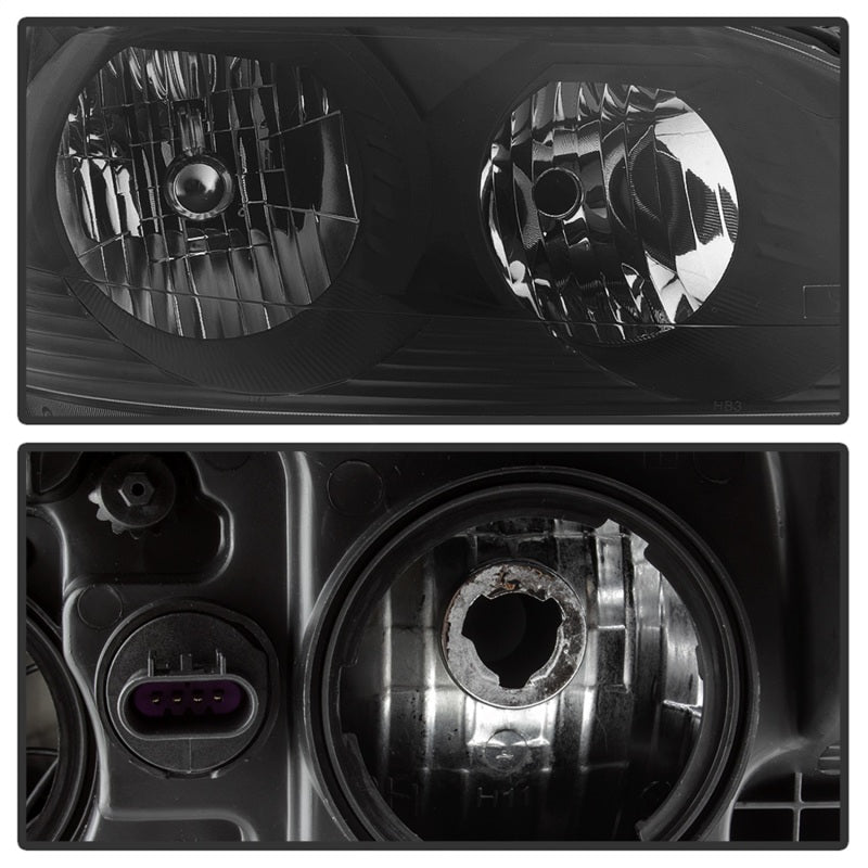 SPYDER xTune 09-12 Chevrolet Traverse (Excl LTZ) OEM Style Headlights - Black (HD-JH-CTRA09-AM-BK) 9042539 9042539 Photo - Unmounted