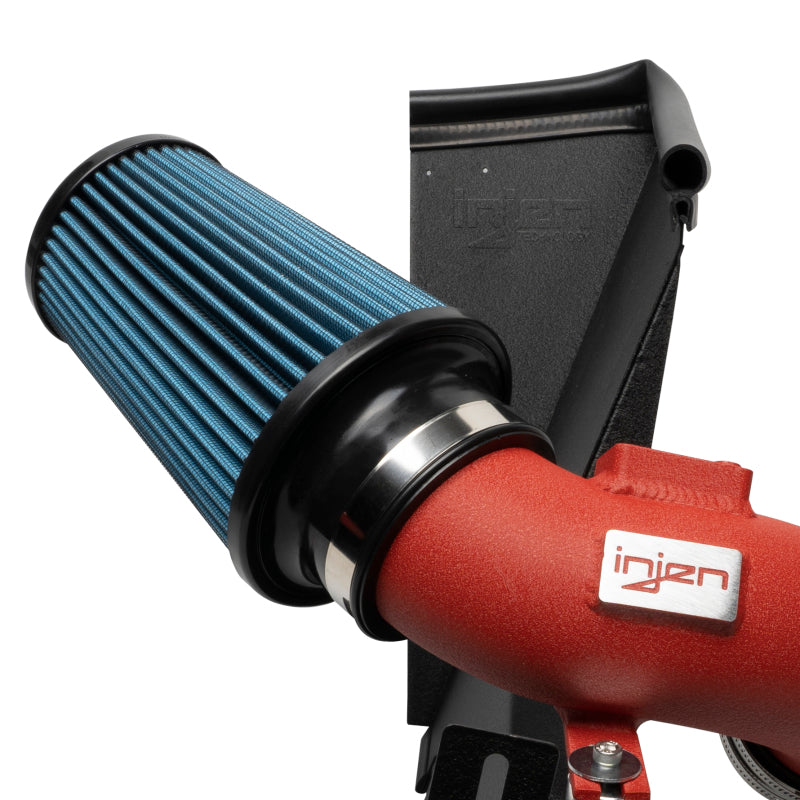Injen 21-22 Toyota Supra 2.0L 4 Cyl. SP Short Ram Air Intake System - Wrinkle Red SP2301WR SP2301WR Photo - Close Up