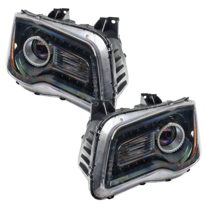 ORACLE Lighting Oracle 11-14 Chrysler 300C SMD HL - Black - NON HID - ColorSHIFT w/ 2.0 Controller 7729-333 7729-333 Photo - Close Up