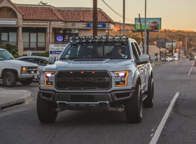 KC HiLiTES 17-18 Ford Raptor 57in. Pro6 Gravity LED 9-Light 180w Combo Beam Overhead Light Bar Sys 91333 91333 Photo - Primary