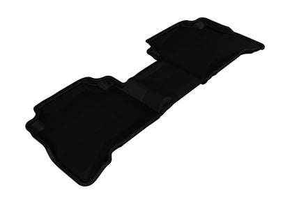 3D MAXpider 2011-2013 Kia Sorento 7-Seats Kagu 2nd Row Floormats - Black L1KA00921509 L1KA00921509 Photo - Primary