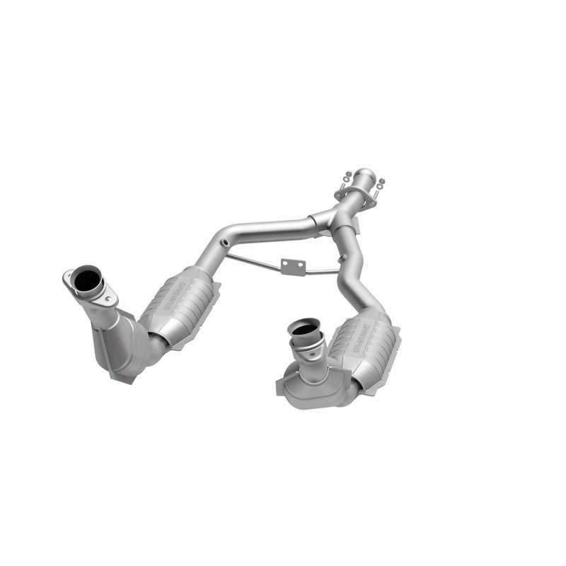 MagnaFlow Ford Mustang HM Grade Federal / EPA Compliant Direct-Fit Catalytic Converter 93344 360 Degree Image Set