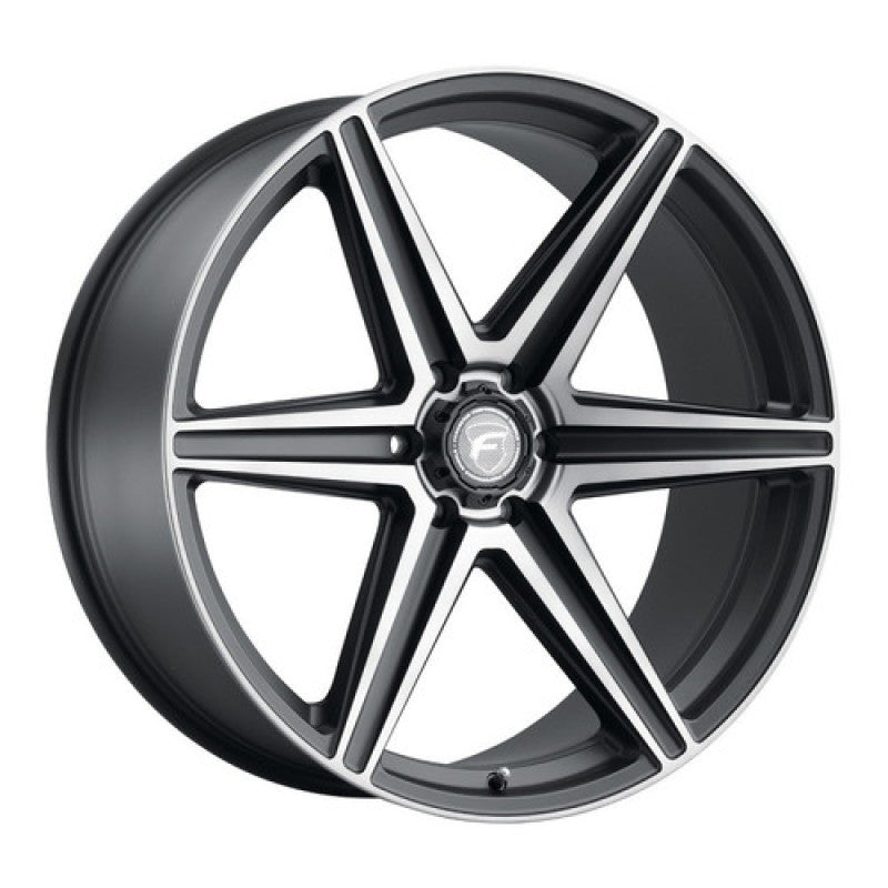 Forgestar X6 24x10 / 6x135 BP / ET25 / 6.5in BS Satin Black Wheel F01240089P25 F01240089P25 Photo - Primary