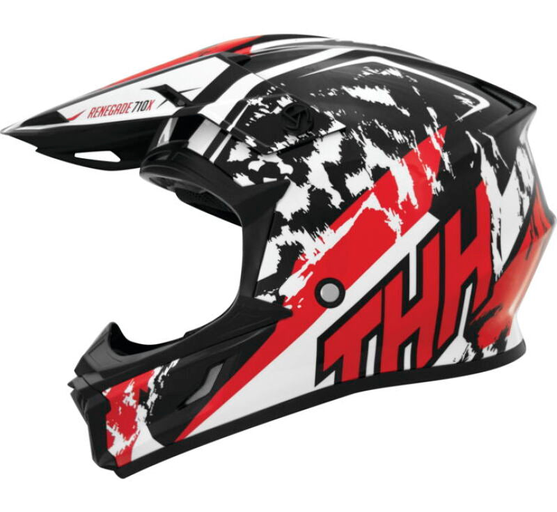 THH Helmets T710X Renegade Wht/Red Xs 646436 646436 Photo - Primary