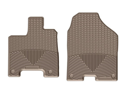 WeatherTech 2017+ Honda Ridgeline Front Rubber Mats - Tan W415TN W415TN Photo - Primary