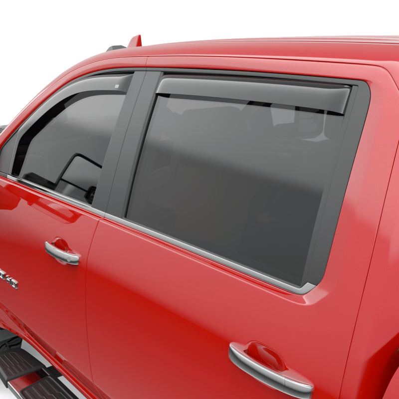 EGR 2020 Chevy 2500/3500 HD Double Cab In-Channel Window Visors - Dark Smoke 571661 571661 Photo - Close Up