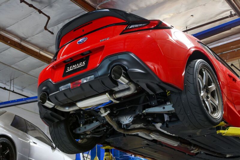 Remark 22+ Subaru BRZ/Toyota GR86 Axle-Back Exhaust - Stainless Single Wall Tips RO-TSZ8-SM RO-TSZ8-SM User 1