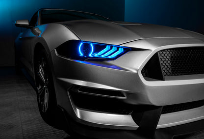 ORACLE Lighting 18-23 Ford Mustang Dynamic ColorSHIFT LED Headlights - Black Series 8204-332 8204-332 Photo - lifestyle view
