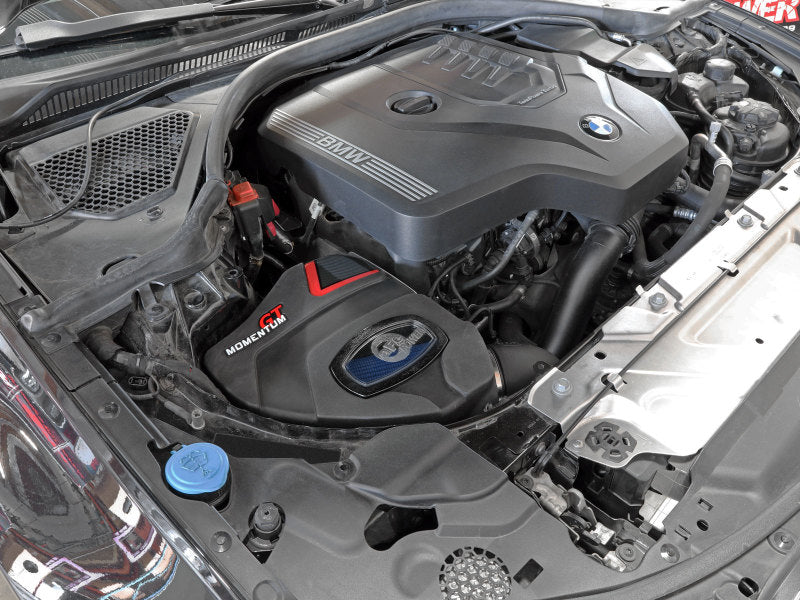 aFe Momentum GT Cold Air Intake System w/Pro 5R Filter 19-21 BMW 330i B46/B48 50-70061R 50-70061R Photo - Mounted