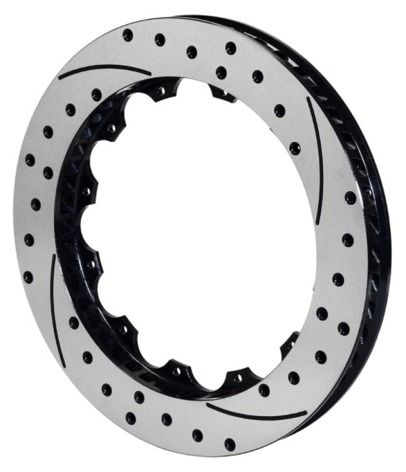 Wilwood Rotor-SV-SRP 72 Iron-LH-Drill-BLK, 14.25 x 1.25 - 12 on 9.19" 160-9763-BK User 1