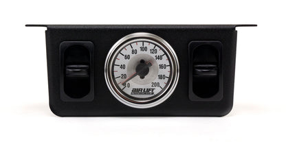 AIRLIFT Dual Needle Gauge with two paddle switches- 200 PSI 26229 Photo - Primary