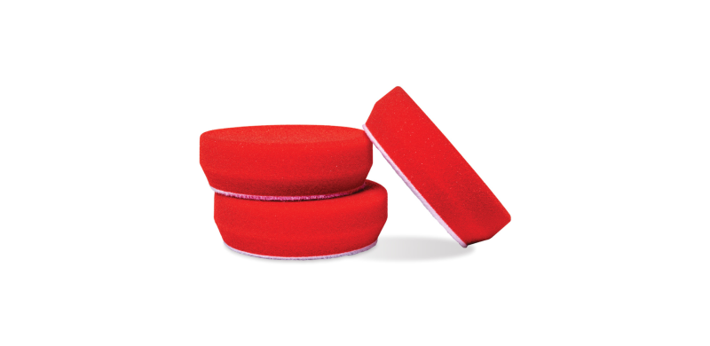 Griots Garage 3in Red Waxing Pads (Set of 3) 11263 11263 Photo - Primary
