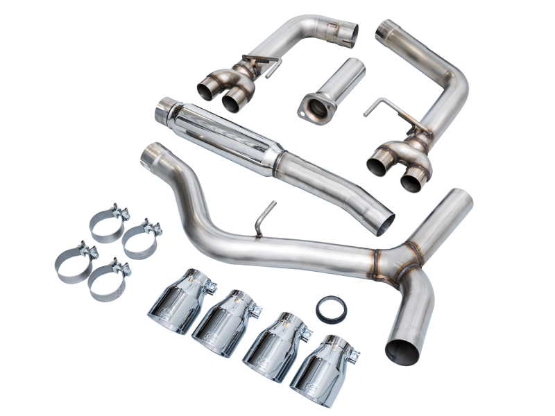 AWE Tuning 2022+ VB Subaru WRX Track Edition Exhaust - Chrome Silver Tips 3020-42979 3020-42979 Photo - out of package