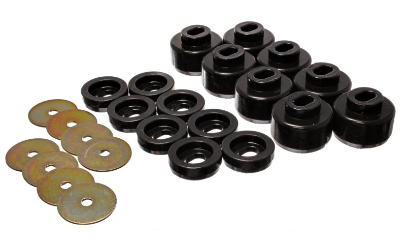Energy Suspension Body Mount Set Black Chevrolet Silverado 1500 Base 1999-2004 3.4150G Photo - Primary