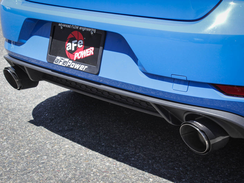 aFe MACHForce XP 3in-2.5in SS Exhaust Cat-Back 18-19 Volkswagen GTI (MK7.5) L4-2.0L (t) - Carbon 49-36422-C 49-36422-C Photo - Mounted