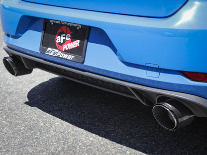 aFe MACHForce XP 3in-2.5in SS Exhaust Cat-Back 18-19 Volkswagen GTI (MK7.5) L4-2.0L (t) - Carbon 49-36422-C 49-36422-C Photo - Mounted