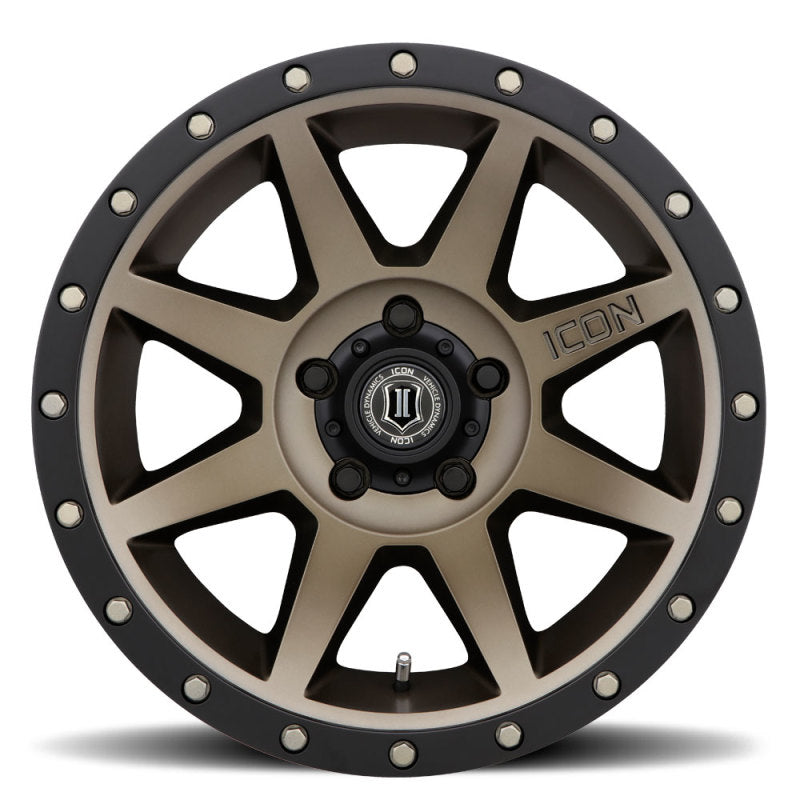 ICON Rebound 17x8.5 5x5.5 0mm Offset 4.75in BS Bronze Wheel 1817858547BR 1817858547BR Photo - Close Up