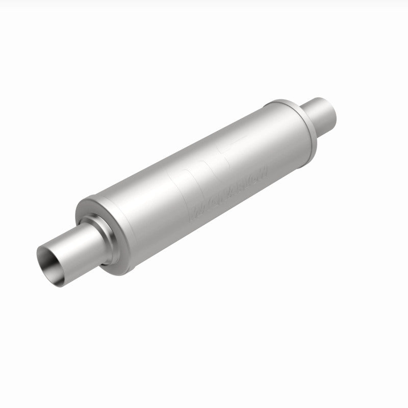 MagnaFlow 4" Round Center/Center Straight Through Performance Muffler 10414 360 Degree Image Set