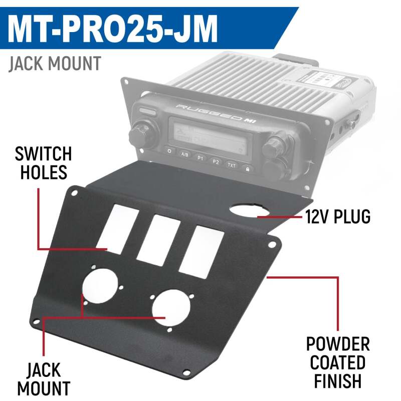 Rugged Radios 2025 Polaris RZR Pro XP/Pro R/Pro S Radio Mount Switch Pros 8 MT-PRO25-SP8 MT-PRO25-SP8 Photo - Primary