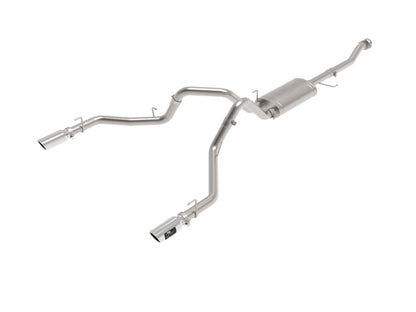 aFe Vulcan 3in 304 SS Cat-Back Exhaust 2021 Ford F-150 V6 2.7L/3.5L (tt)/V8 5.0L w/ Polished Tips 49-33127-P 49-33127-P Photo - Primary