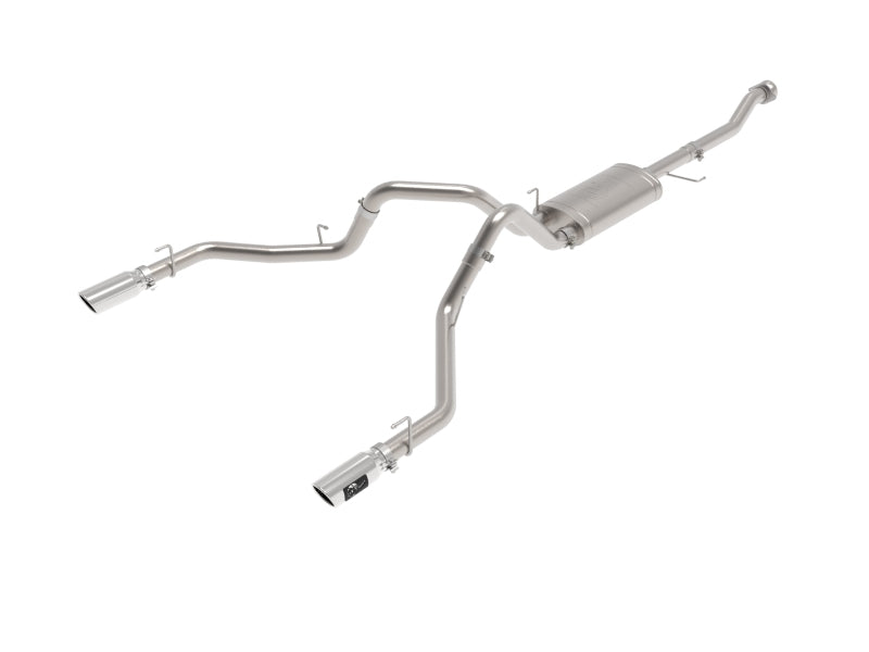 aFe Vulcan 3in 304 SS Cat-Back Exhaust 2021 Ford F-150 V6 2.7L/3.5L (tt)/V8 5.0L w/ Polished Tips 49-33127-P 49-33127-P Photo - Primary