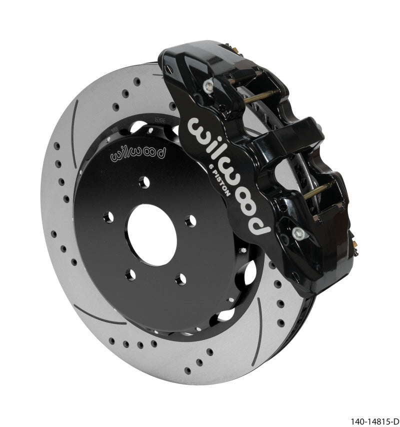 Wilwood AERO6 Front Hat Kit 14.00 Drilled 03-09 Nissan 350Z w/Lines 140-14815-D 140-14815-D User 1