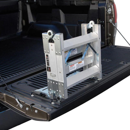 Westin Truck-Pal Tailgate Ladder - Aluminum 10-3000 10-3000 Photo - Mounted
