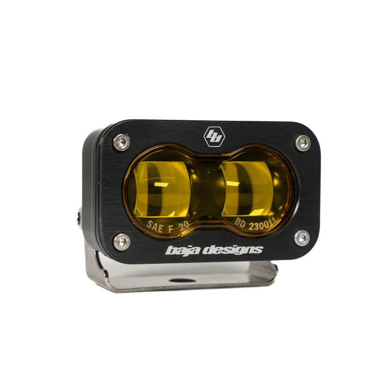 Baja Designs 19-22 Dodge RAM 1500 Rebel / 21-22 1500 TRX S2 SAE Dual Fog Pocket Light Kit - Amber 448169