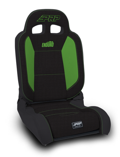 PRP Seats PRP EnduroDaily Reclining Suspension Seat - Black/Green Tweed - Driver A8701044-50-W A8701044-50-W Photo - Primary