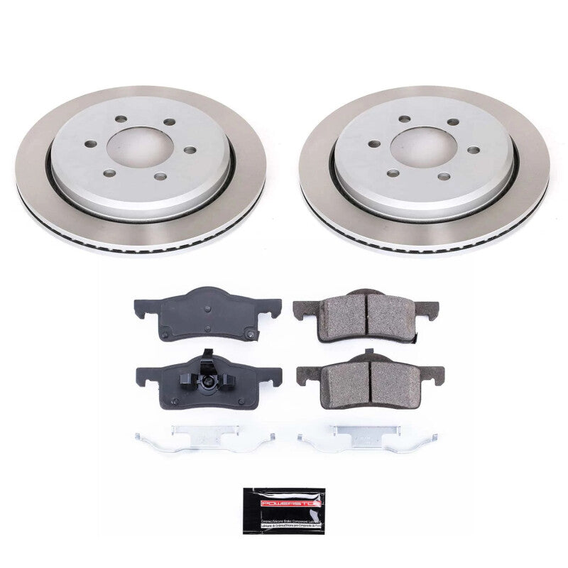 PowerStop Power Stop 03-06 Lincoln Navigator Rear Semi-Coated Rotor Kit SC1935 SC1935 Photo - Primary