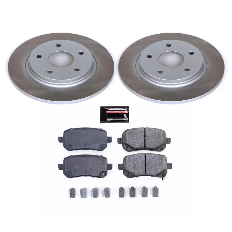 PowerStop Power Stop 09-12 Volkswagen Routan Rear Semi-Coated Rotor Kit SC4569 SC4569 Photo - Primary