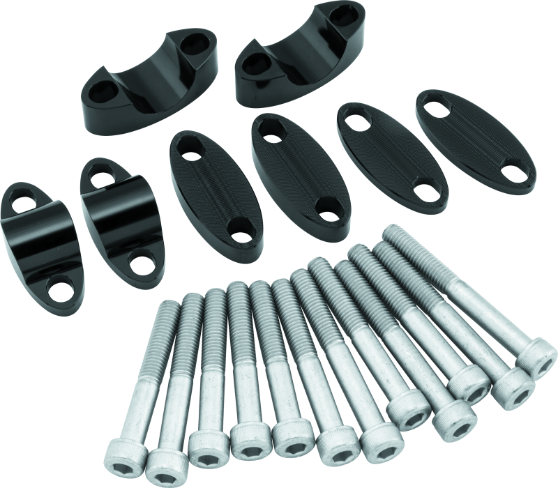 BikeMaster Aluminum Handlebar Risers 1-1/8in - Black 151989 151989 User 3