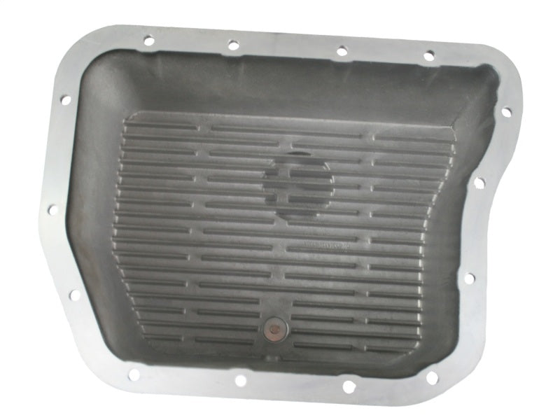 aFe Transmission Pan, Black w/ Machined Fins: Dodge Diesel Trucks 94-07 L6 46-70052 Photo - Unmounted