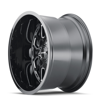 Mayhem 8107 Cogent 20x10 / 6x135 BP / -19mm Offset / 106mm Hub Black w/ Milled Spokes Wheel 8107-2137BM 8107-2137BM Photo - Primary
