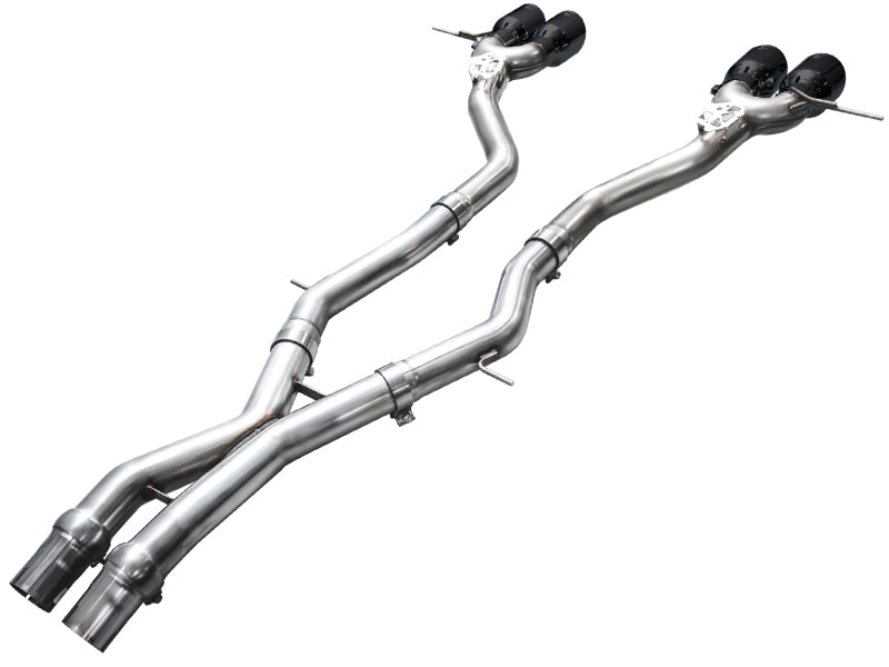 AWE Tuning 23-24 BMW G87 M2 Track Edition Exhaust - Diamond Black Tips 3020-43487 3020-43487 Photo - out of package