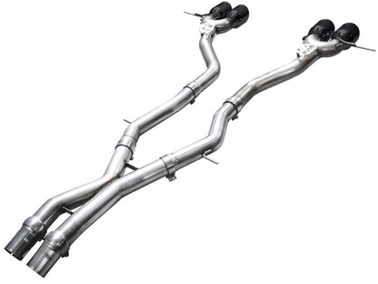 AWE Tuning 23-24 BMW G87 M2 Track Edition Exhaust - Diamond Black Tips 3020-43487 3020-43487 Photo - out of package