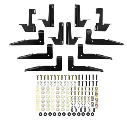 Westin 18-22 Jeep Wrangler JLU 4dr R5 Nerf Step Bars - Tex. Blk 28-51315 28-51315 Photo - Unmounted