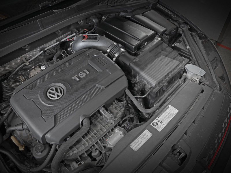 aFe Super Stock Induction System Pro Dry S Media Volkswagen GTI (MKVII) 15-21 L4-2.0L (t) 55-10012D 55-10012D Photo - Mounted