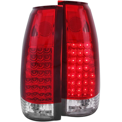 Anzo 1999-2000 Cadillac Escalade LED Taillights Red Clear G2 311004 Photo - Primary