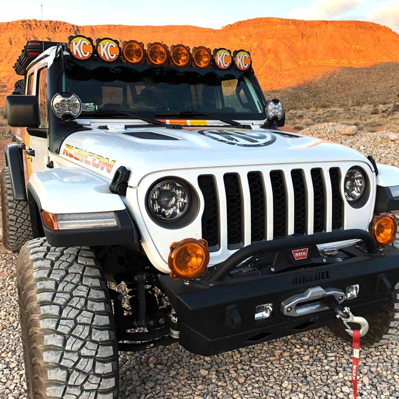 KC HiLiTES 6" SlimLite LED - Light Shield 5103 User 2