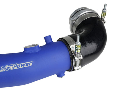aFe 20-21 BMW Z4 M40i (G29) L6-3.0L (t) B58 BladeRunner 2-1/2in to 3in  Hot-Side Charge Pipe - Blue 46-20408-L 46-20408-L Photo - Unmounted