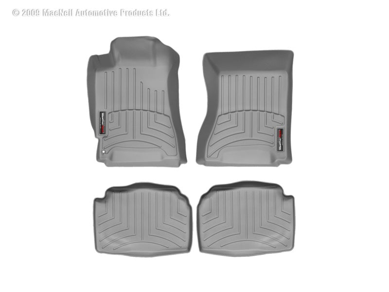 WeatherTech WT FloorLiner - Rear - Grey Floor Mats Floor Mats - Rubber main image